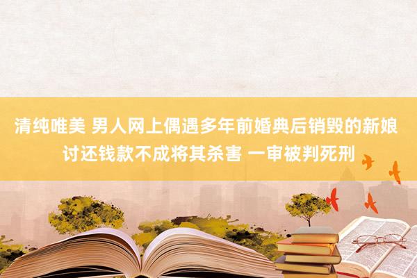 清纯唯美 男人网上偶遇多年前婚典后销毁的新娘 讨还钱款不成将其杀害 一审被判死刑